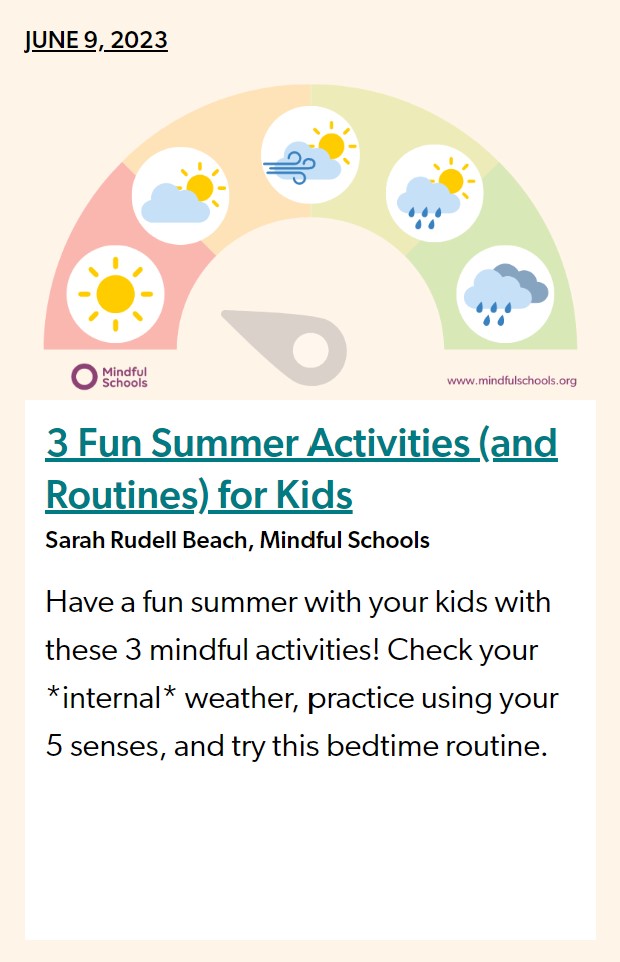 Mindful Schools blog